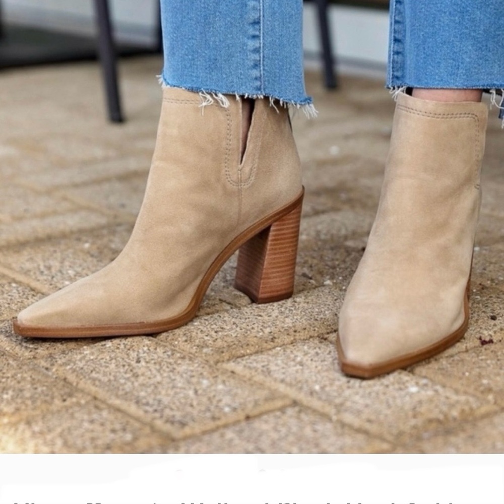 Vince Camuto Welland Suede Leather Ankle Boot. NWOT
